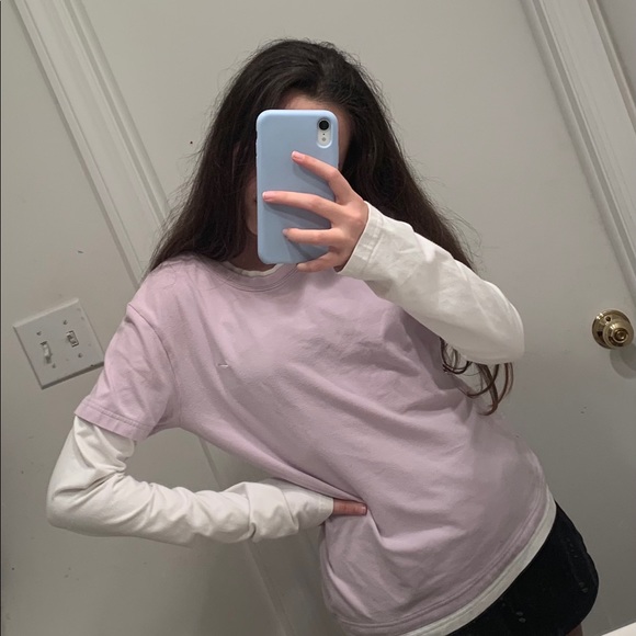 nike long sleeve lilac - Picture 5 of 6